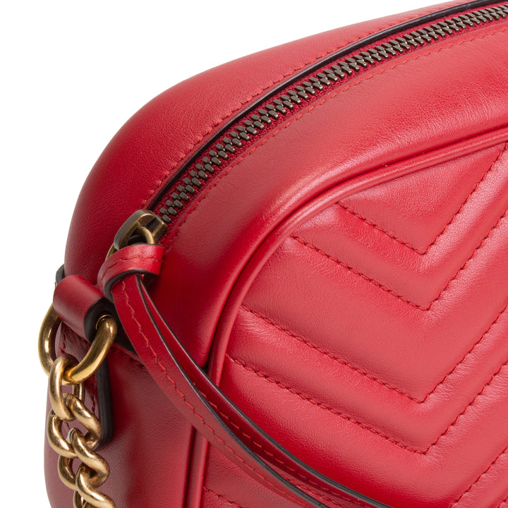 GUCCI GG Marmont Camera Bag - Red