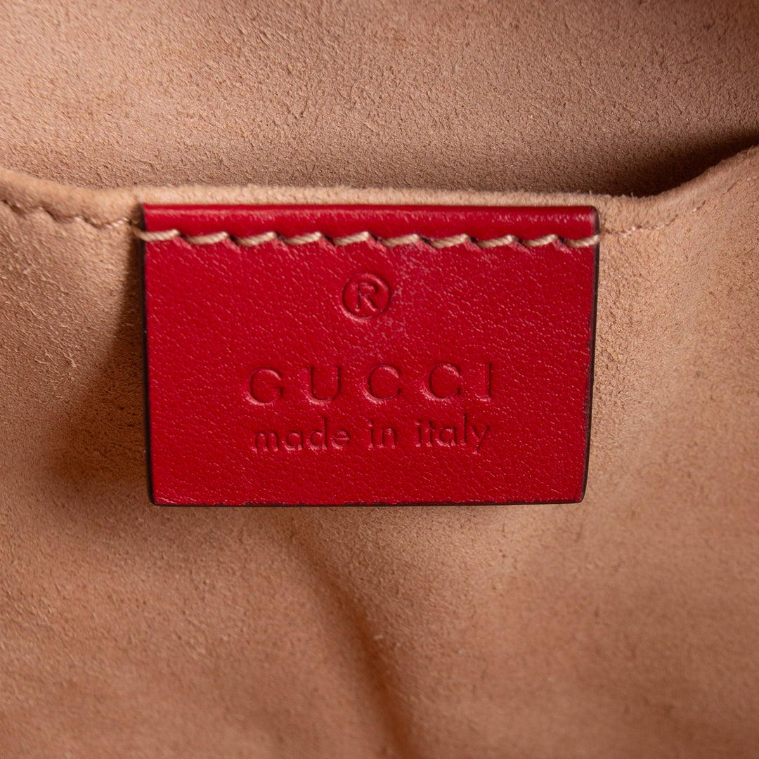 GUCCI GG Marmont Camera Bag - Red