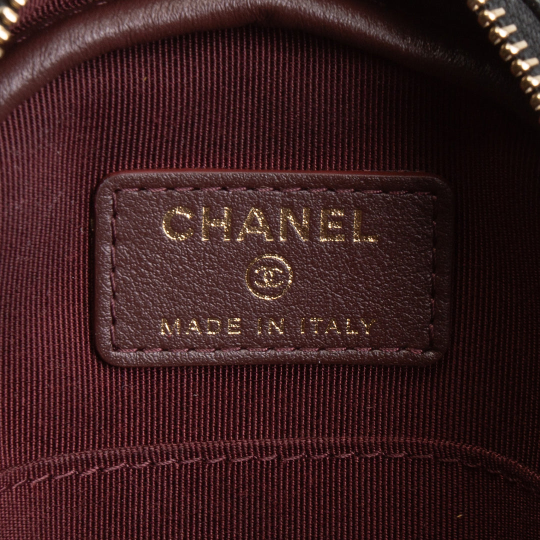 CHANEL Quilted Round Crossbody