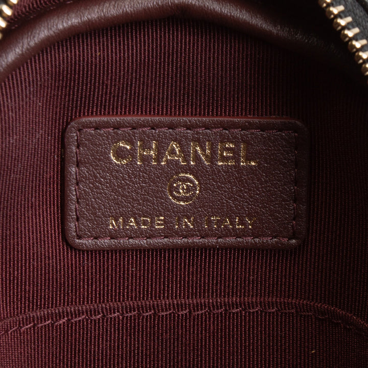 CHANEL Quilted Round Crossbody