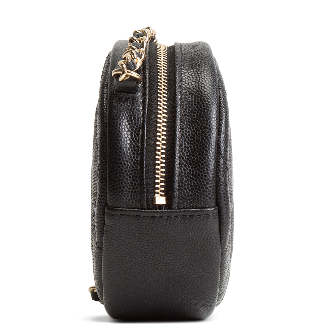 CHANEL Quilted Round Crossbody