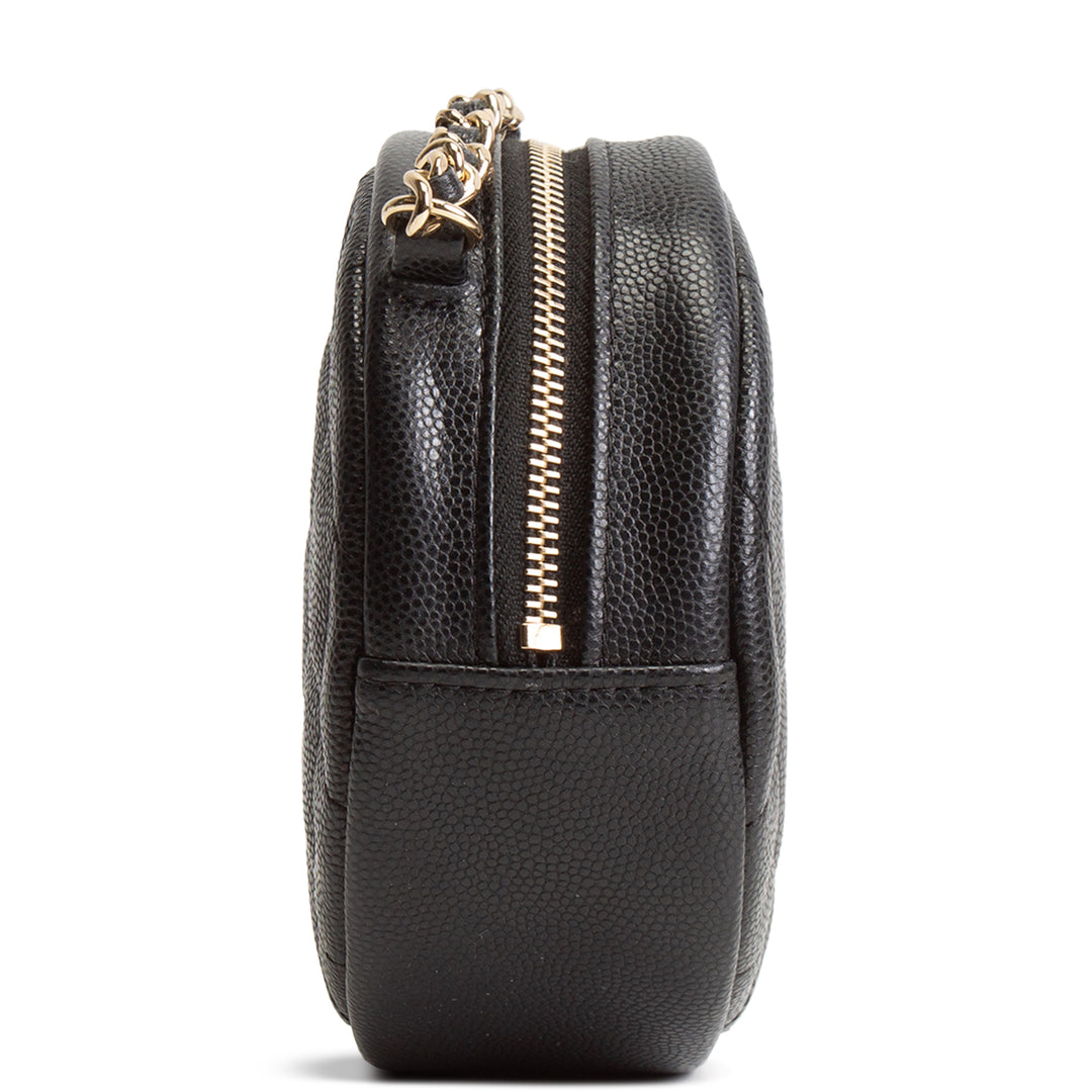 CHANEL Quilted Round Crossbody