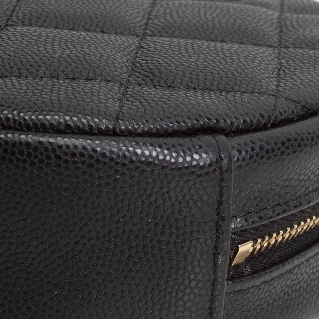 CHANEL Quilted Round Crossbody