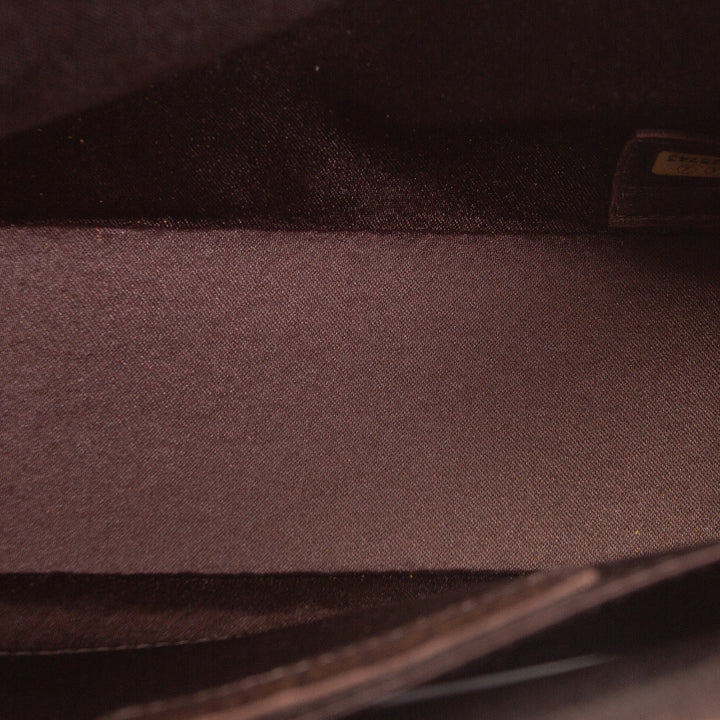 CHANEL Vintage Satin Rhinestone Top Handle Bag