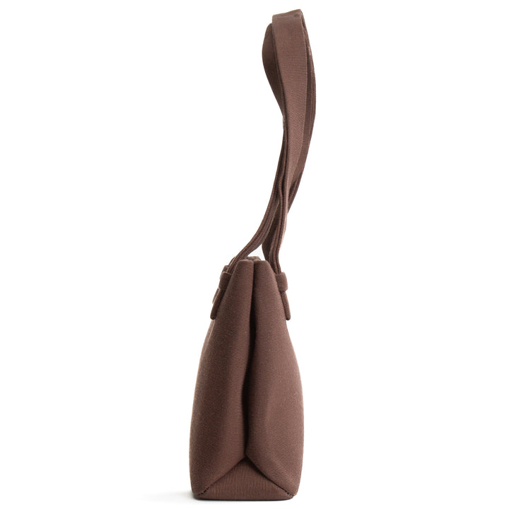 CHANEL Vintage Satin Rhinestone Top Handle Bag