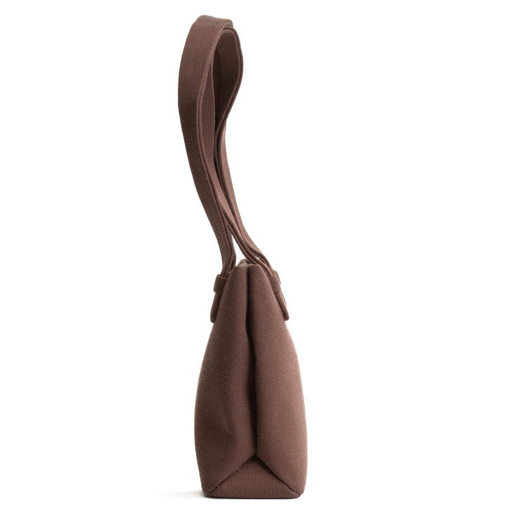 CHANEL Vintage Satin Rhinestone Top Handle Bag