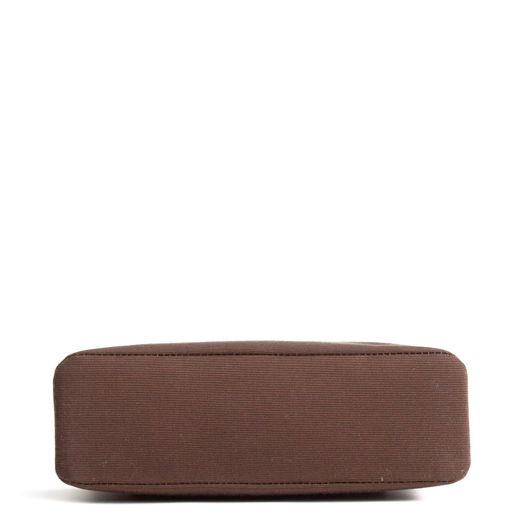 CHANEL Vintage Satin Rhinestone Top Handle Bag