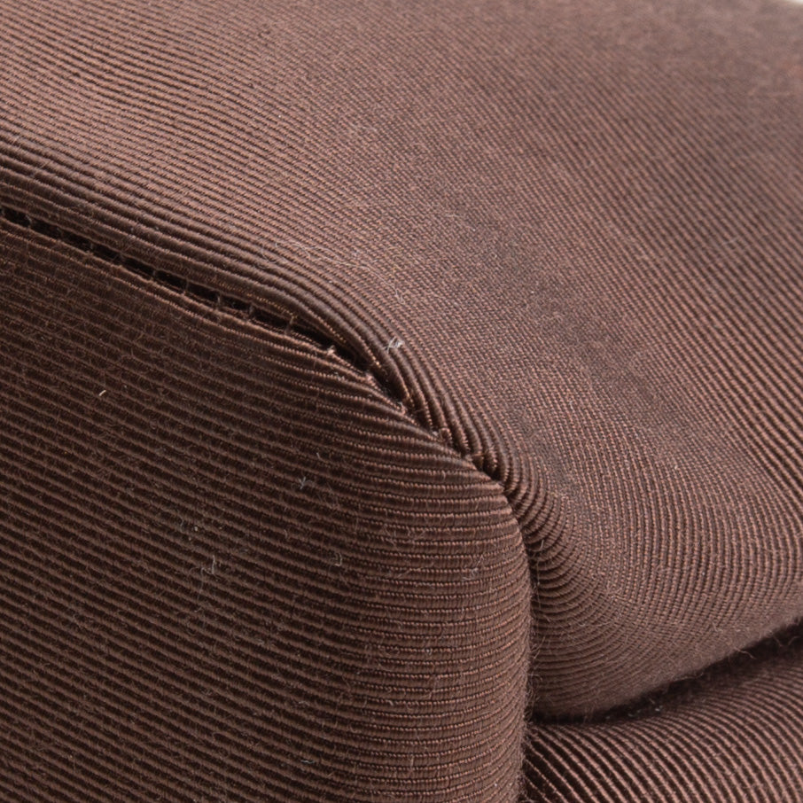 CHANEL Vintage Satin Rhinestone Top Handle Bag