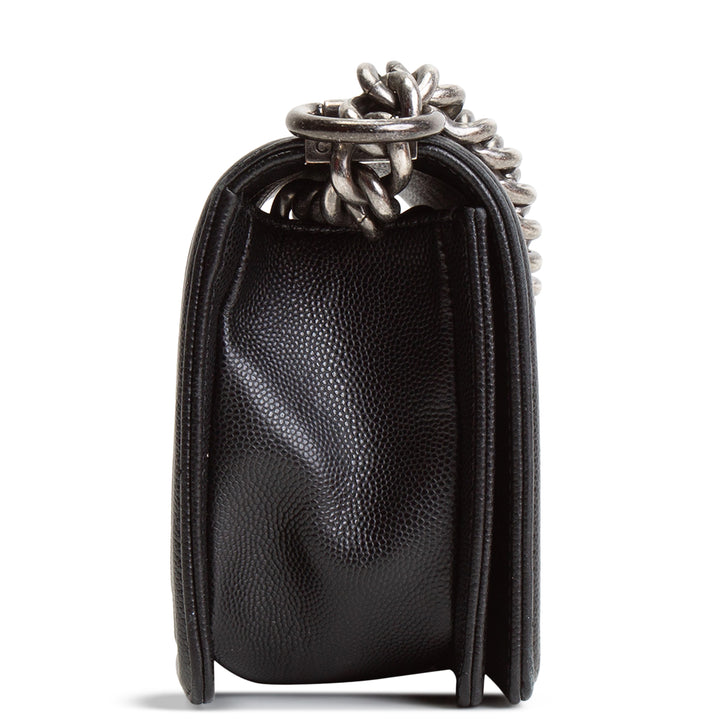 CHANEL Small Caviar Boy Bag - Black