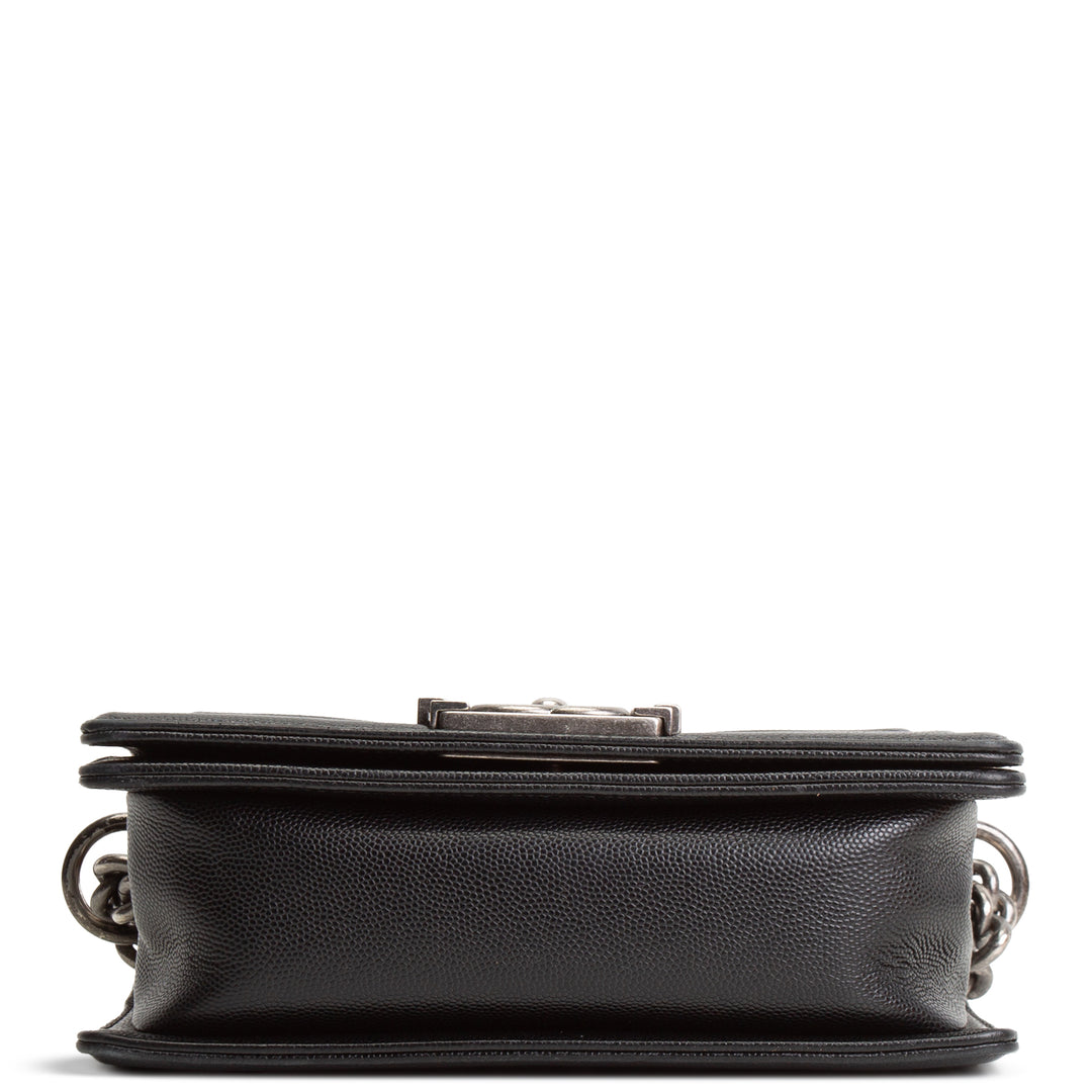 CHANEL Small Caviar Boy Bag - Black