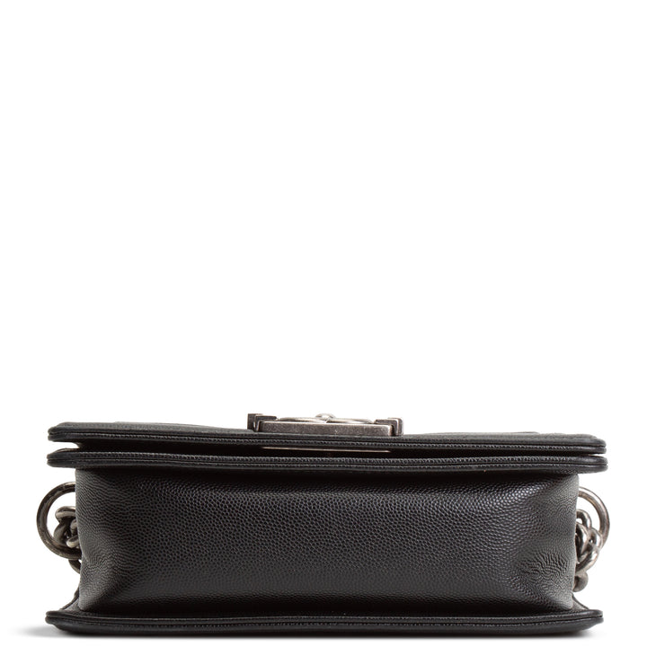 CHANEL Small Caviar Boy Bag - Black