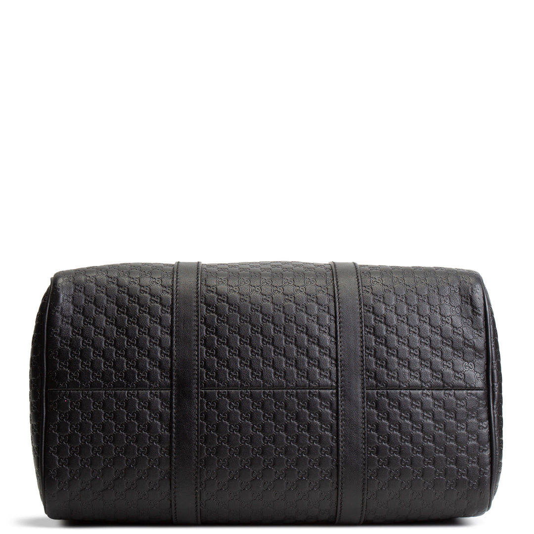 GUCCI Microguccissima Boston Bag - Black