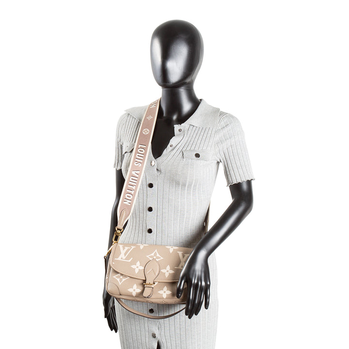 LOUIS VUITTON Giant Monogram Empreinte Diane - Bicolor