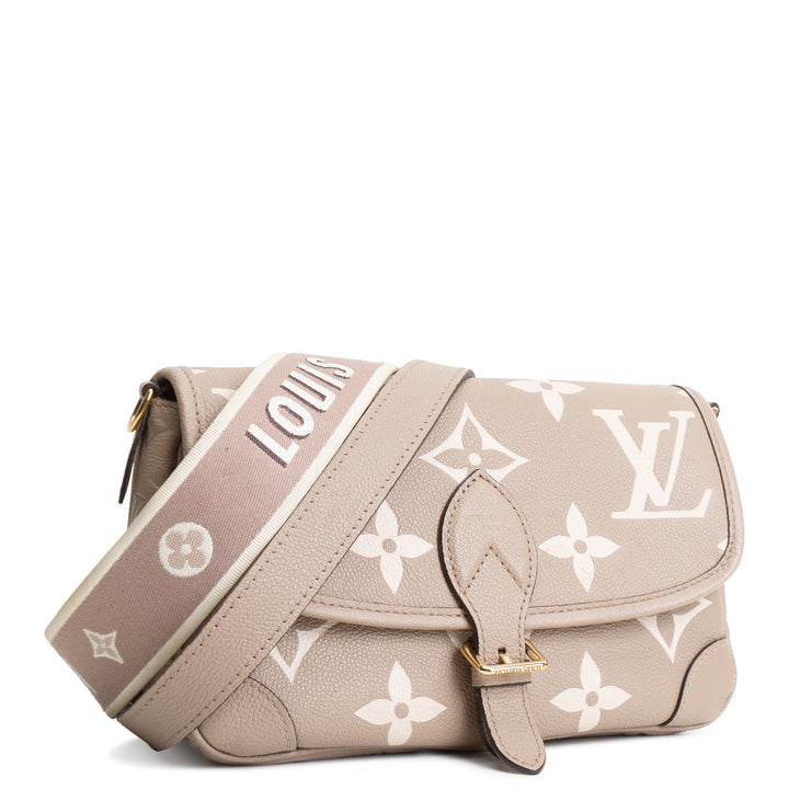 LOUIS VUITTON Giant Monogram Empreinte Diane - Bicolor