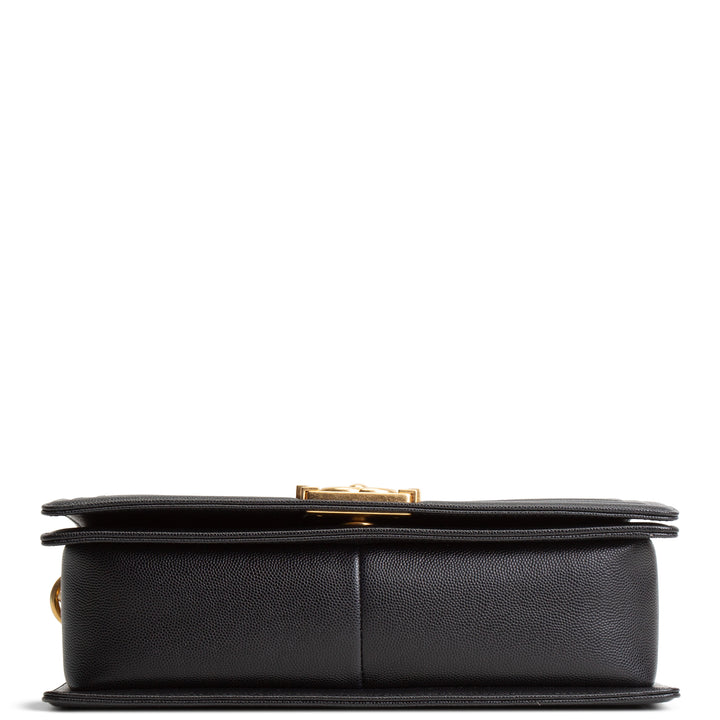 CHANEL Caviar Medium Boy Bag - Black
