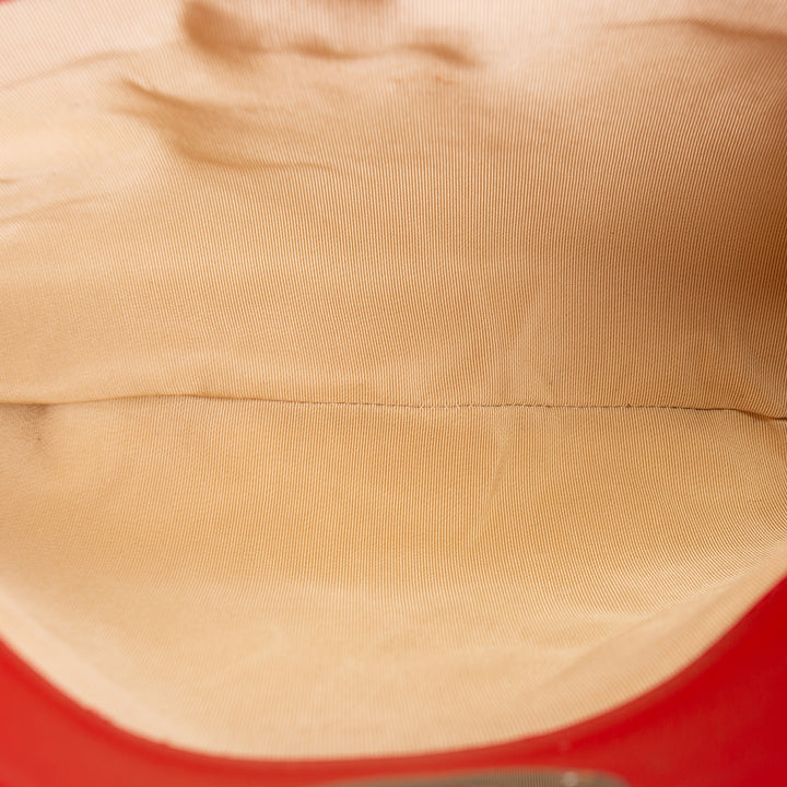 CHANEL Patent Coco Boy Tote - Red