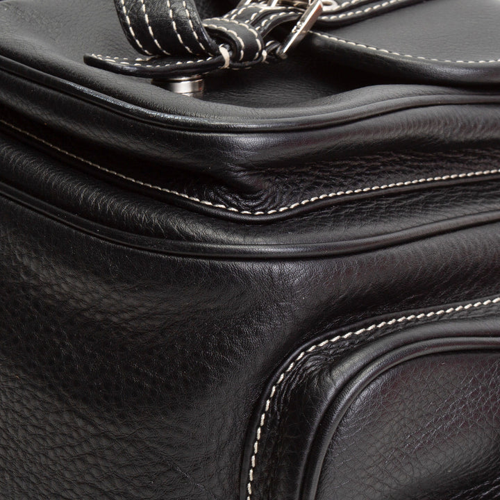 DIOR Leather Street Chic Bag - Black