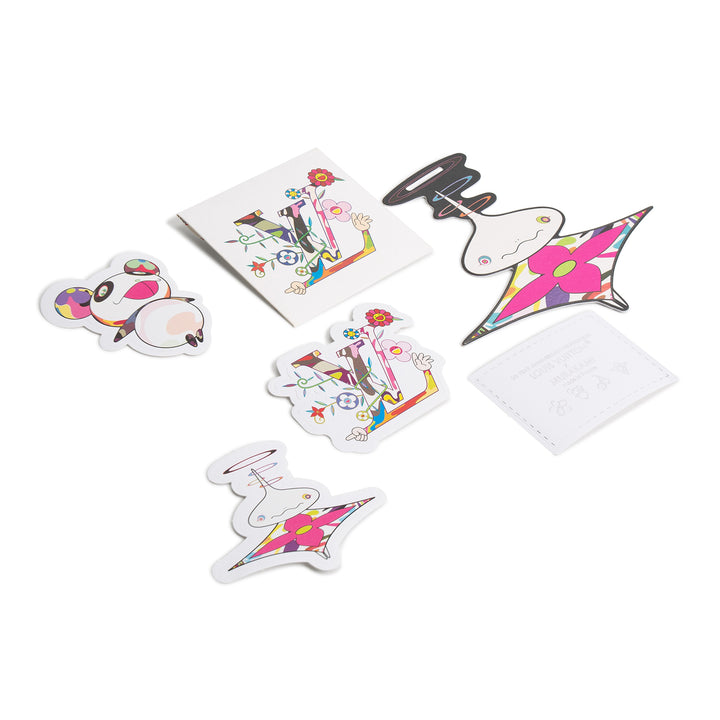 LOUIS VUITTON x Takashi Murakami Monogram Empreinte Panda Mini Pochette - Black