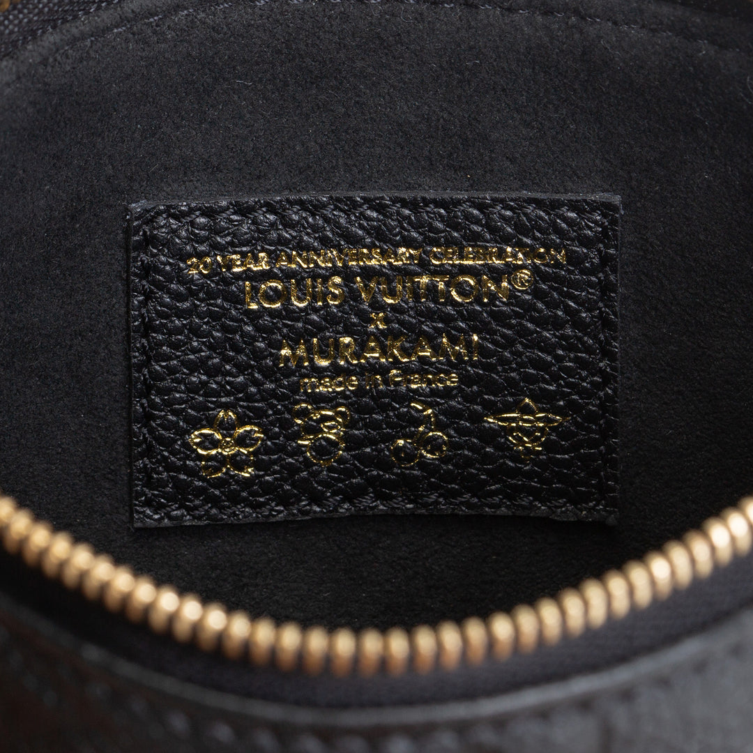 LOUIS VUITTON x Takashi Murakami Monogram Empreinte Panda Mini Pochette - Black