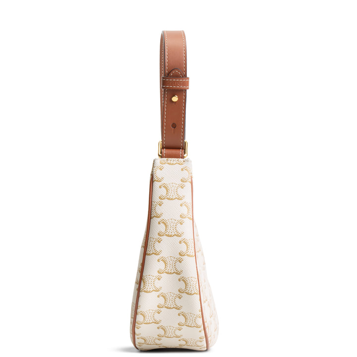 CELINE Triomphe Small Ava - Cream