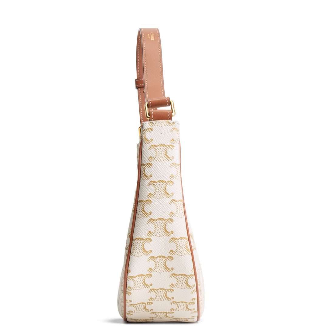 CELINE Triomphe Small Ava - Cream