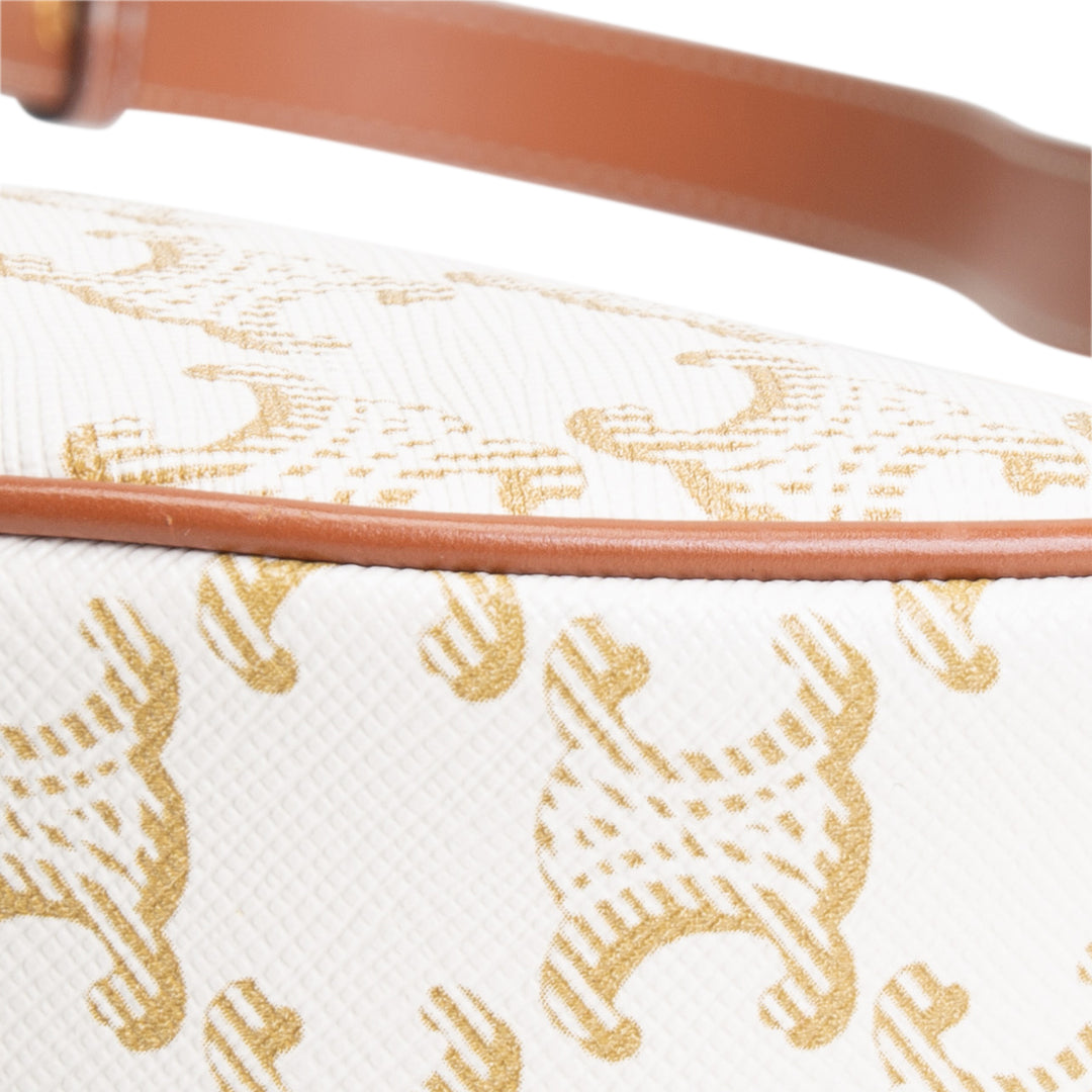 CELINE Triomphe Small Ava - Cream