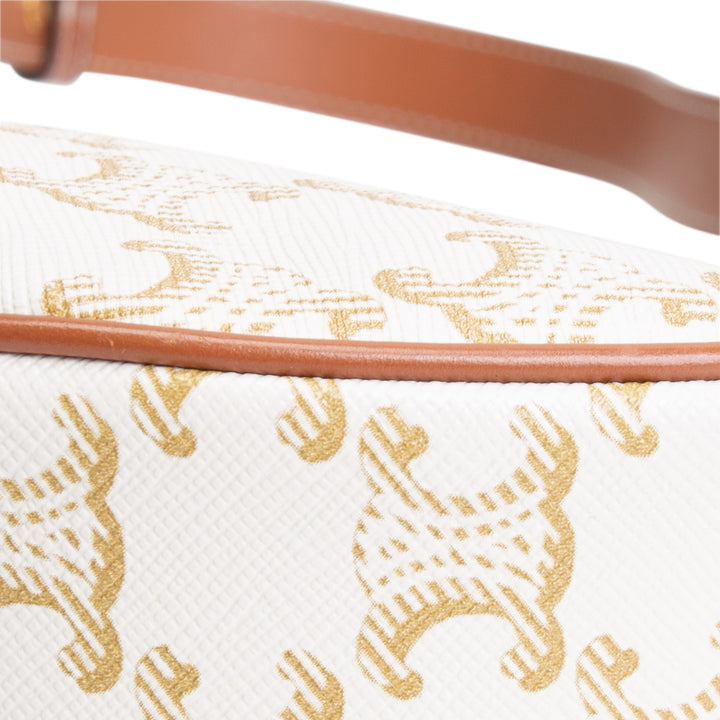 CELINE Triomphe Small Ava - Cream