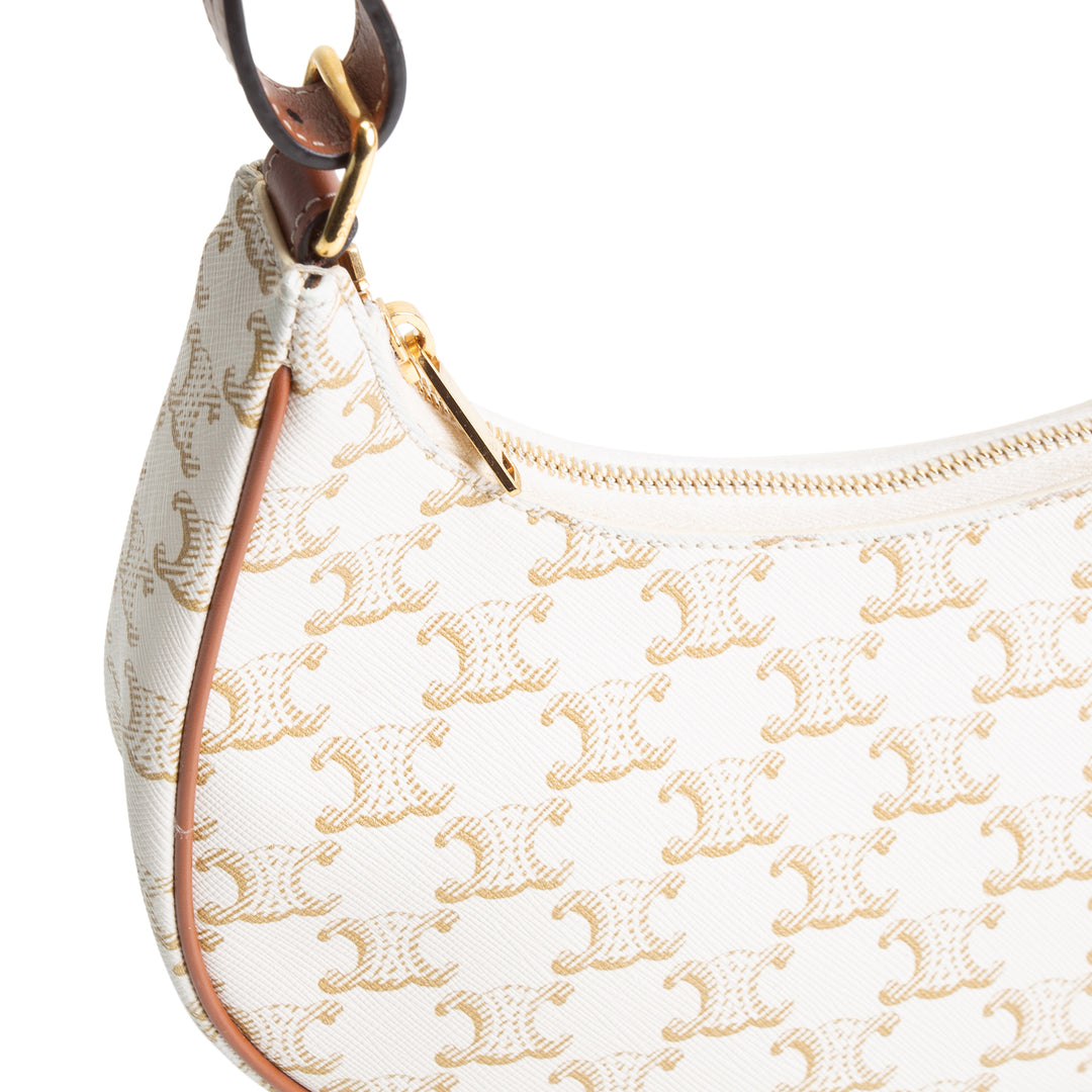 CELINE Triomphe Small Ava - Cream