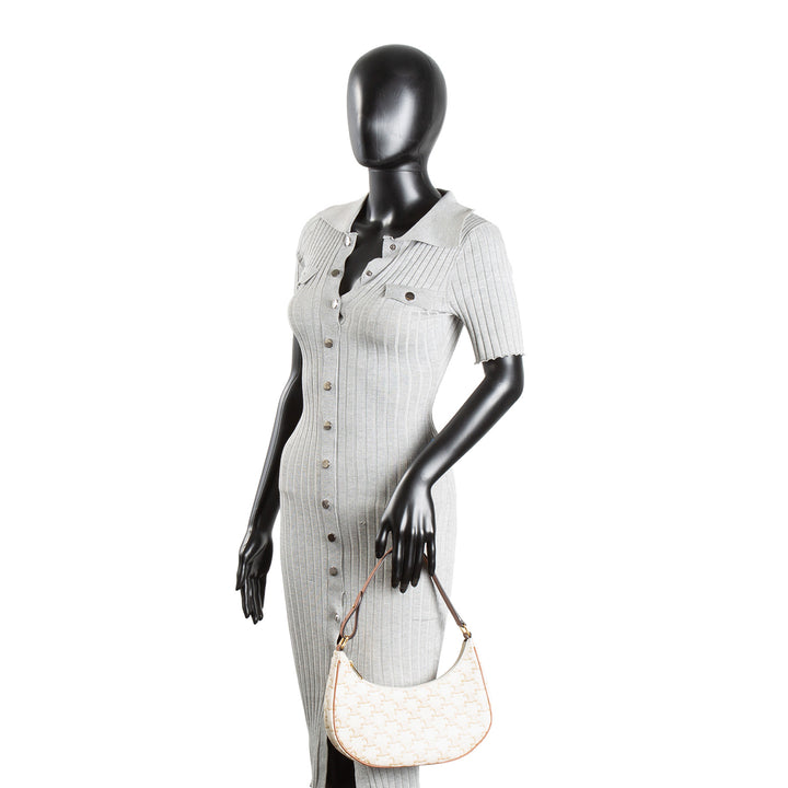 CELINE Triomphe Small Ava - Cream