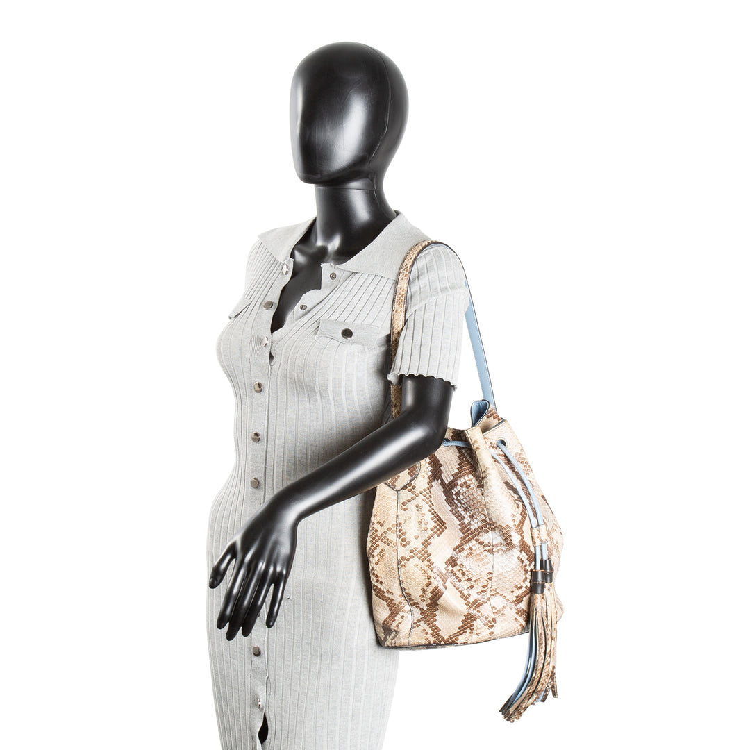 GUCCI Python Bucket Bag