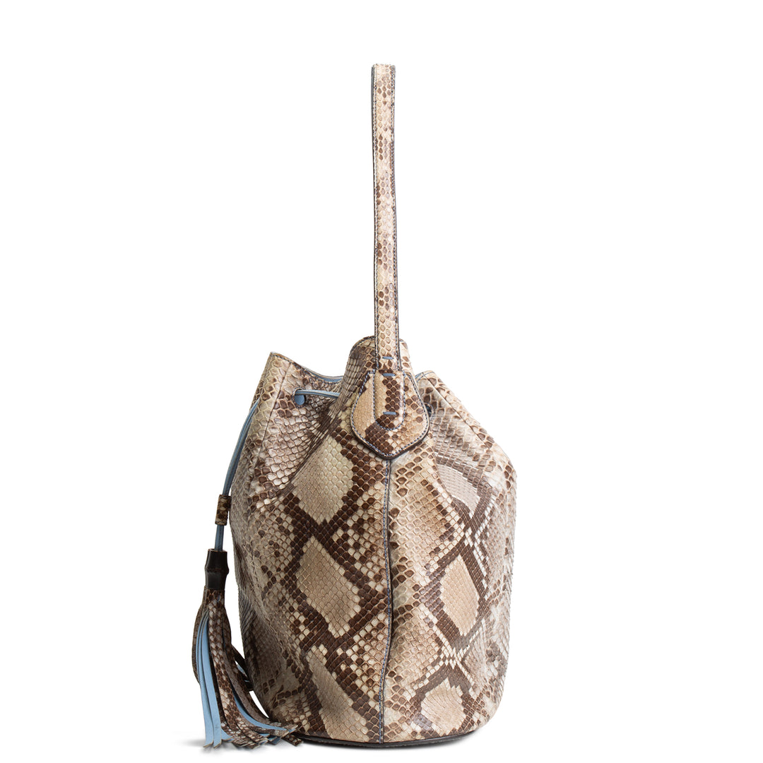 GUCCI Python Bucket Bag