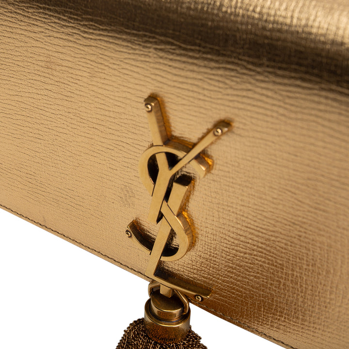 SAINT LAURENT Kate Tassel Shoulder Bag - Gold
