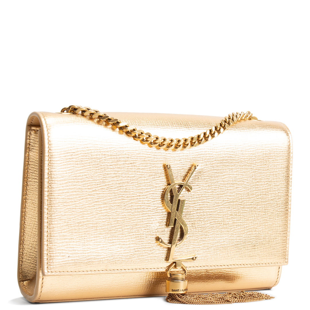 SAINT LAURENT Kate Tassel Shoulder Bag - Gold