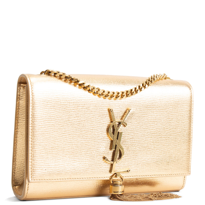 SAINT LAURENT Kate Tassel Shoulder Bag - Gold