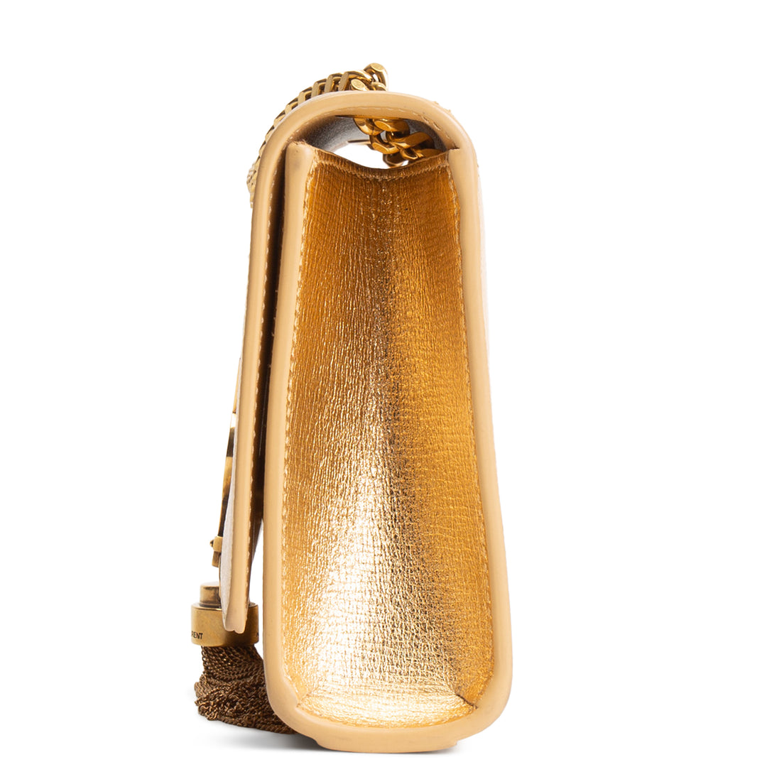 SAINT LAURENT Kate Tassel Shoulder Bag - Gold