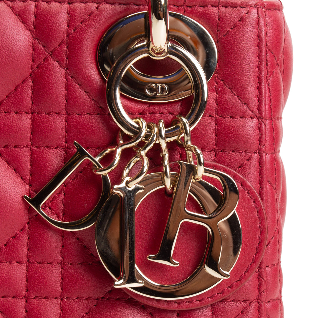 DIOR Lady Dior Mini - Red