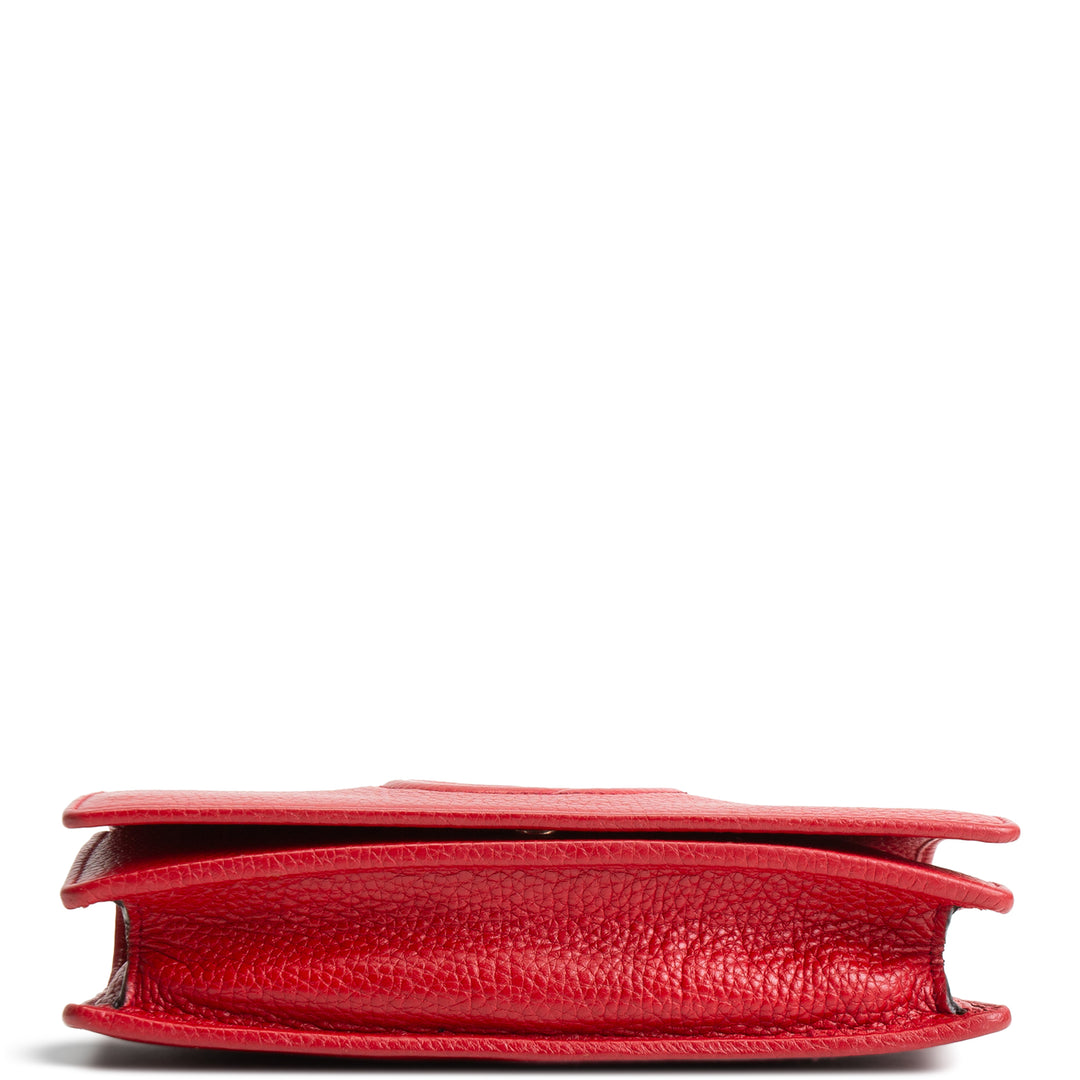 GUCCI Soho Disco Wallet On Chain - Red OUTLET FINAL SALE