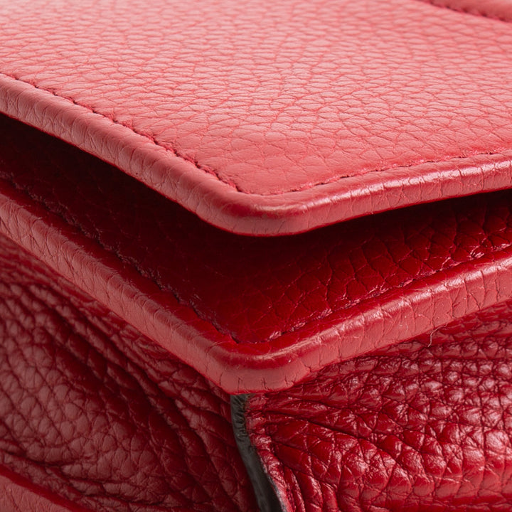 GUCCI Soho Disco Wallet On Chain - Red OUTLET FINAL SALE