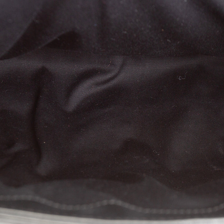 SAINT LAURENT Large LouLou Shoulder Bag - Black OUTLET FINAL SALE