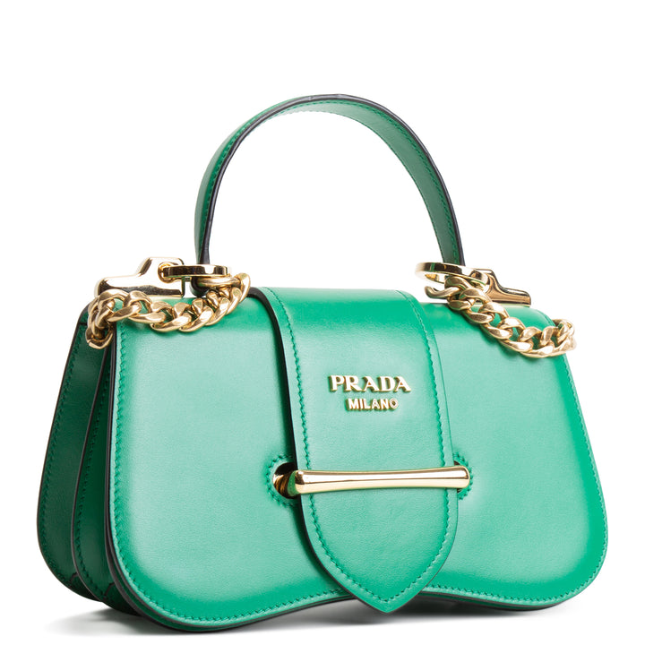 PRADA Sidonie Chain Bag - Green