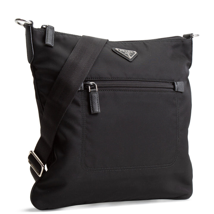 Prada Nylon Messenger - Black