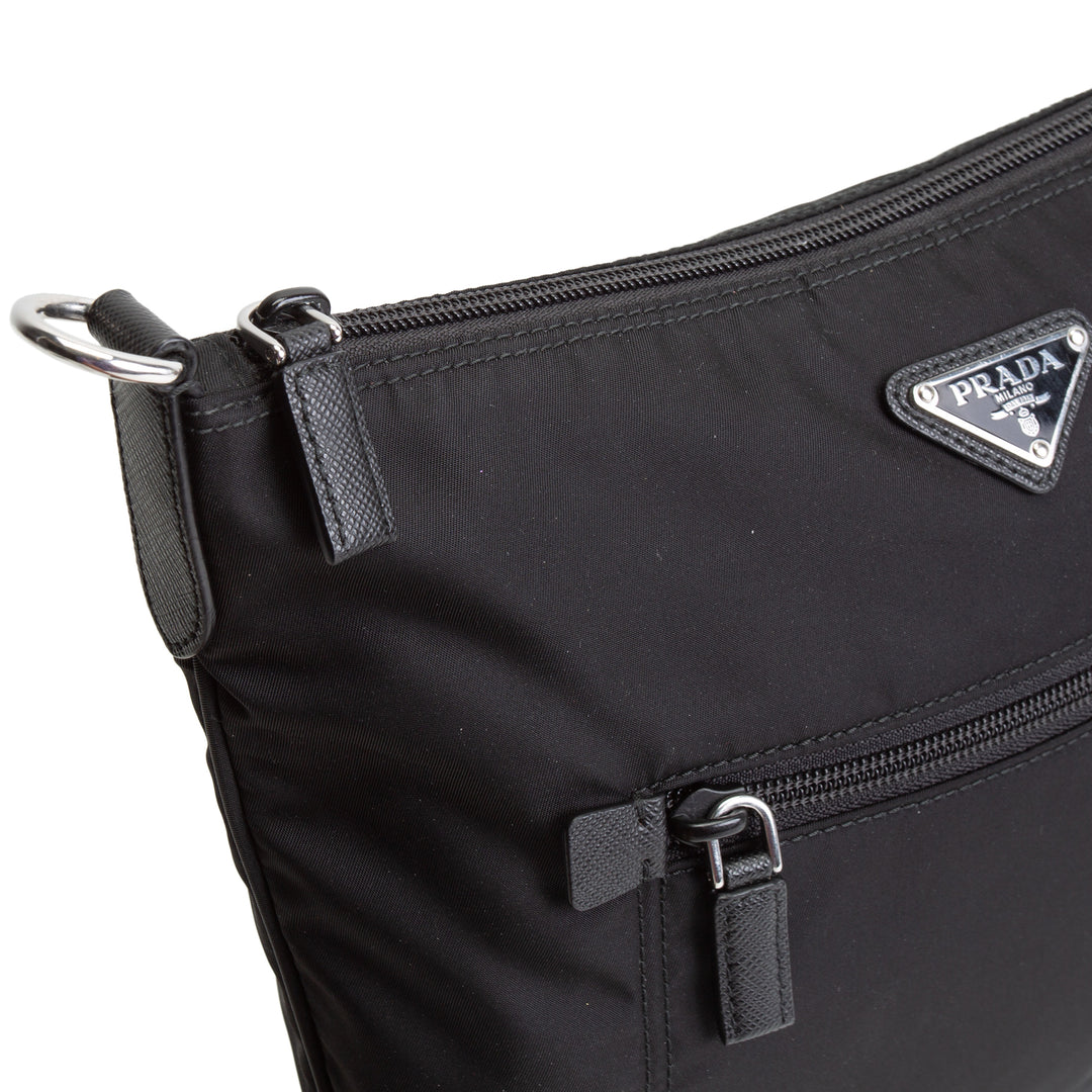 Prada Nylon Messenger - Black