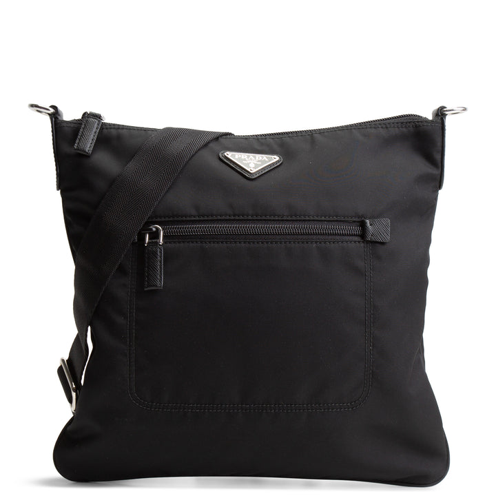 Prada Nylon Messenger - Black