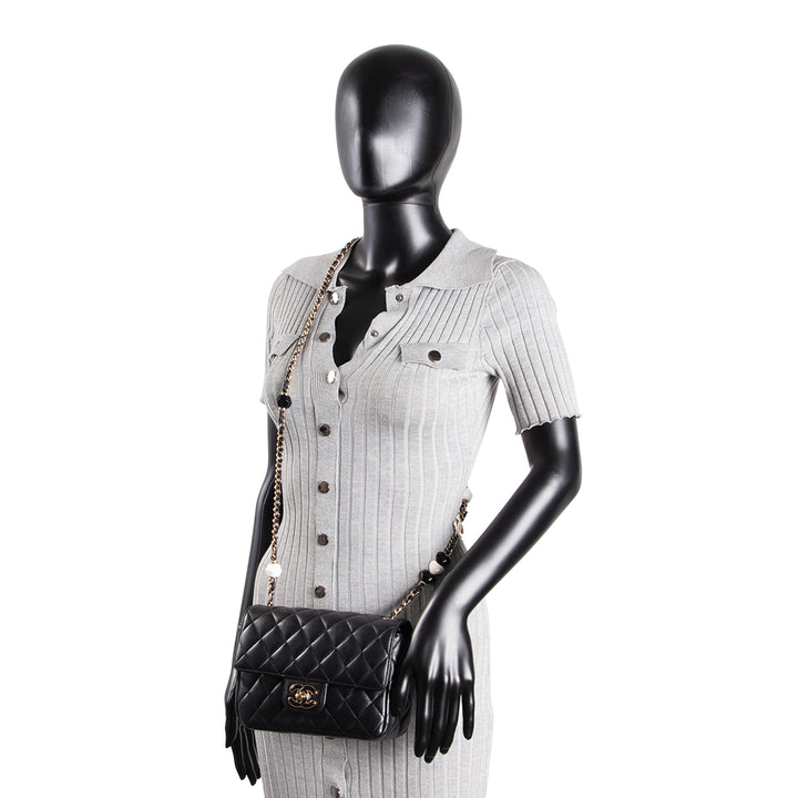 CHANEL Candy Heart Flap Bag - Black