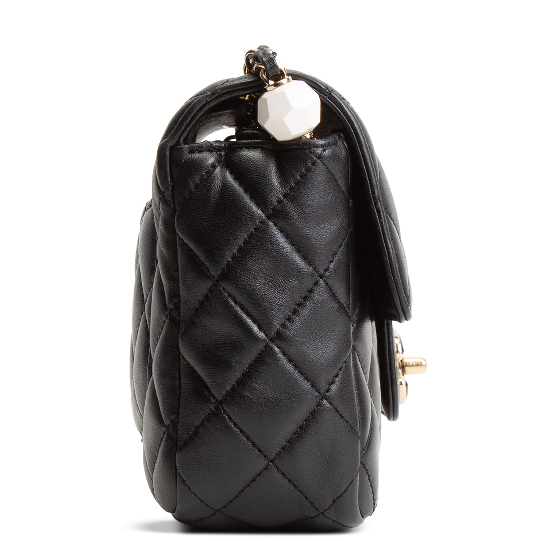 CHANEL Candy Heart Flap Bag - Black