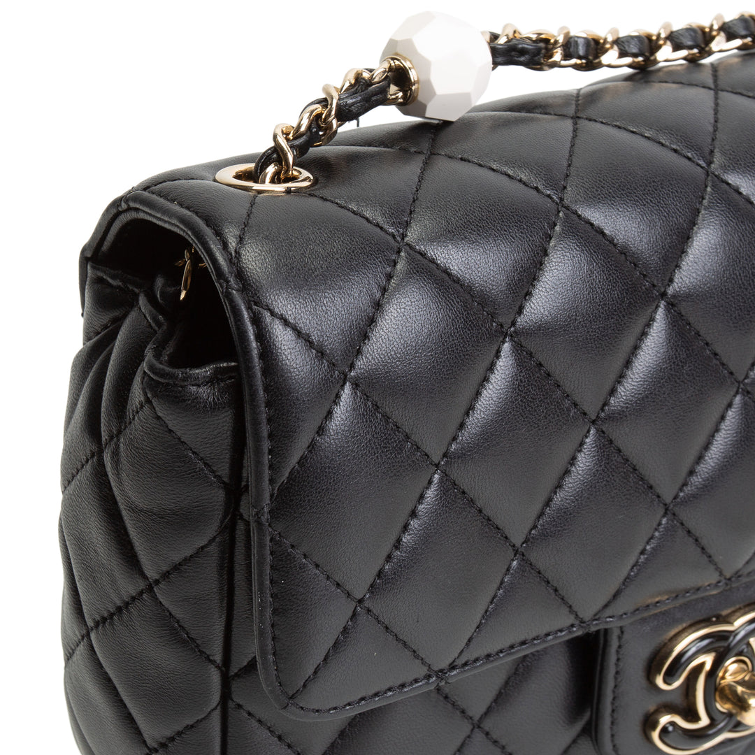 CHANEL Candy Heart Flap Bag - Black