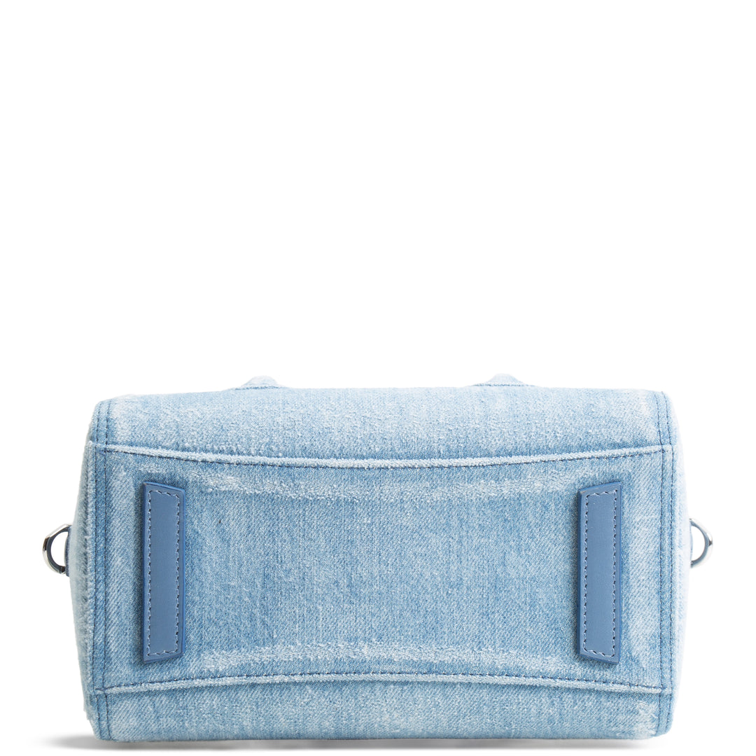 Givenchy Denim Antigona Lock Bag - Blue