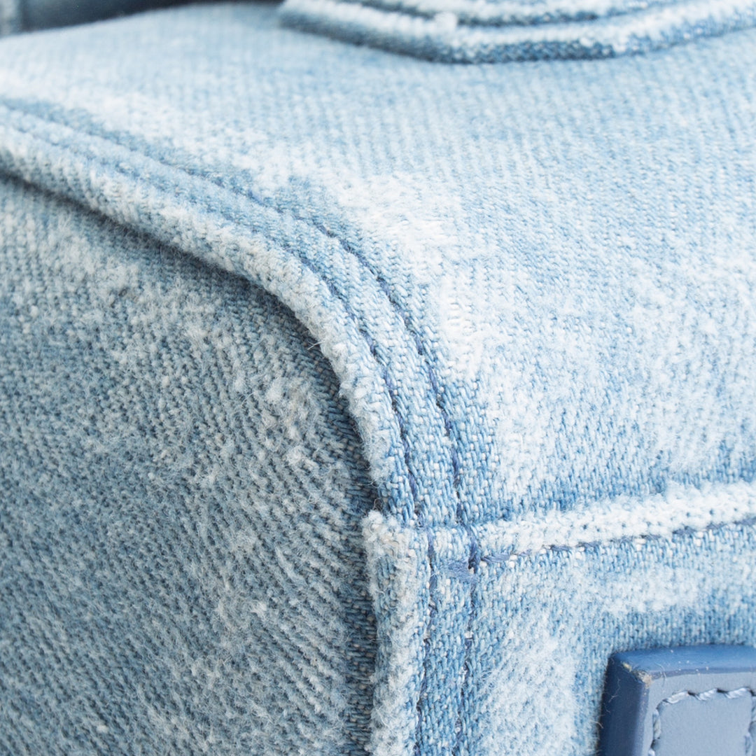 Givenchy Denim Antigona Lock Bag - Blue