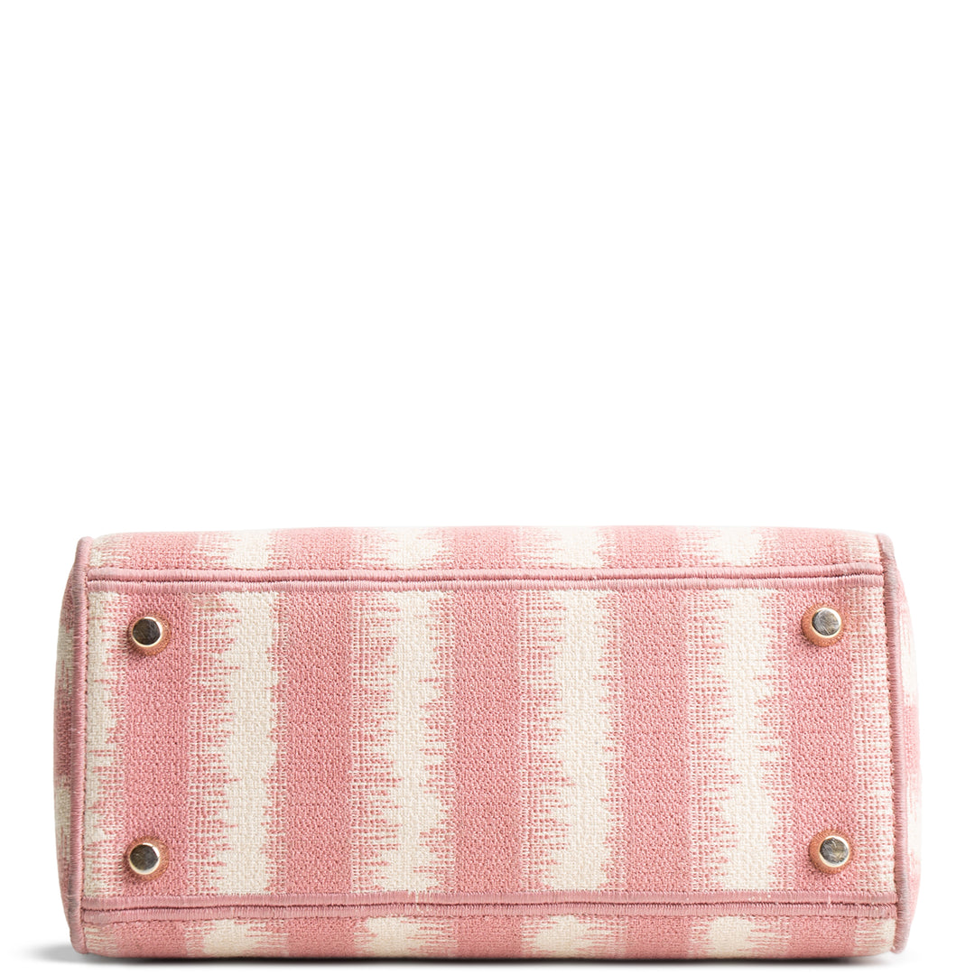 CHRISTIAN DIOR Medium Canvas D-Lite Lady Dior - Pink OUTLET FINAL SALE