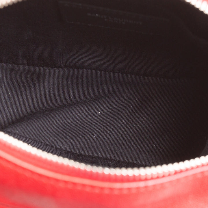 SAINT LAURENT Leather Tassel Leather Belt Bag